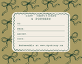 4 Pottery Gift Card